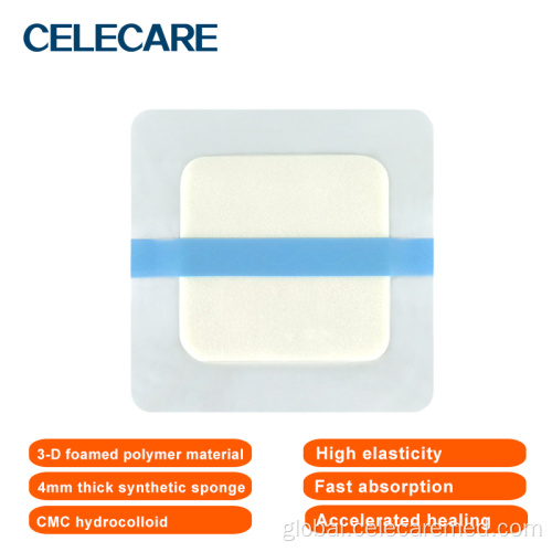 Wound Care Dressing Pad PU Wound Dressing Foam Hydrocolloid Dressing Factory